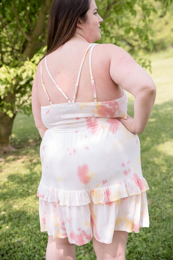 Cotton Candy Tie Dye Romper