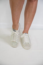 Christi Sneakers in Silver Bling