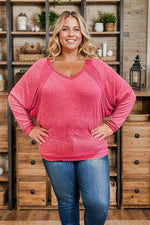 Pink Rose - Dolman Pullover