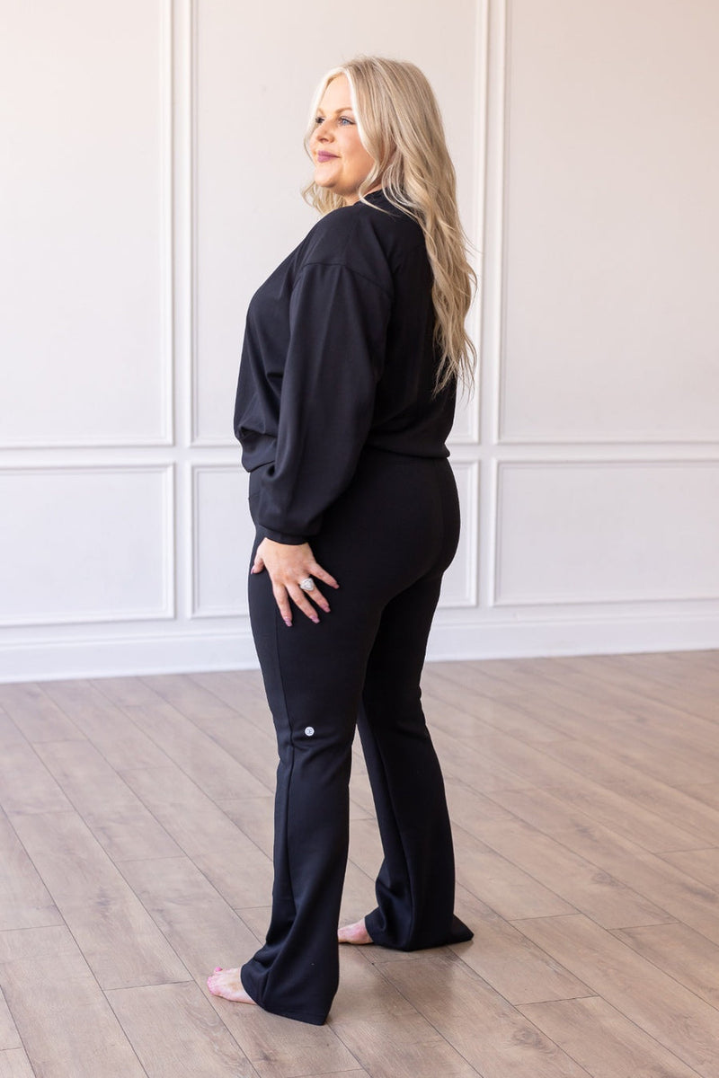 Ultimate Flex Noir Compression Yoga Pants