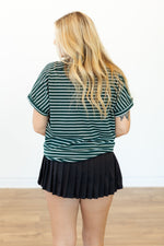 The Lucy Stripe Top, Green