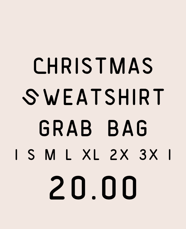 Christmas Sweatshirt Grab Bag