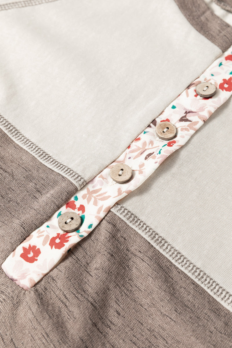 In the Meadow Bell Floral Henley