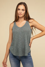 V Neck Sleeveless Cami Top