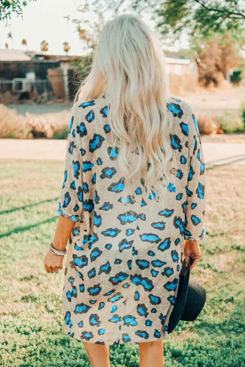 Looking for Leopard Half Sleeve Cardigan