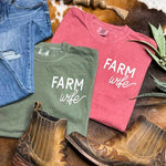 Farm Wife Graphic Tee [2 Colors]