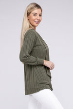 Long Sleeve Open Front Cardigan