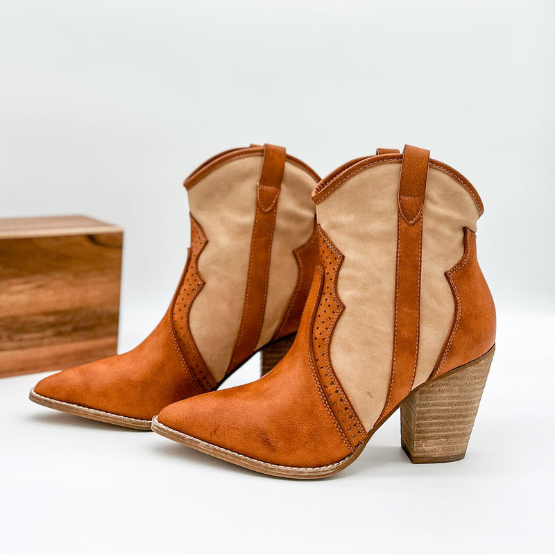 Beast Autumn Booties in Camel