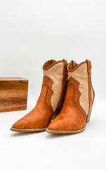 Beast Autumn Booties in Camel