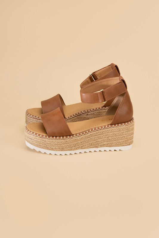 Caramel Platform Sandals