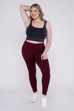 Plus Premium Cotton Full Length Leggings