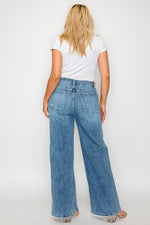 bytos High Rise Wide Leg Jeans with Pockets