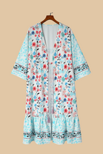 Headed to the Flower Patch Floral Kimono