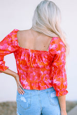 Pretty as a Sunrise Smocked Blouse