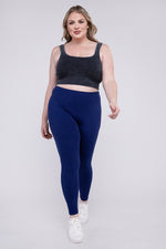 Plus Premium Cotton Full Length Leggings