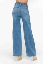 bytos High Rise Wide Leg Jeans with Pockets