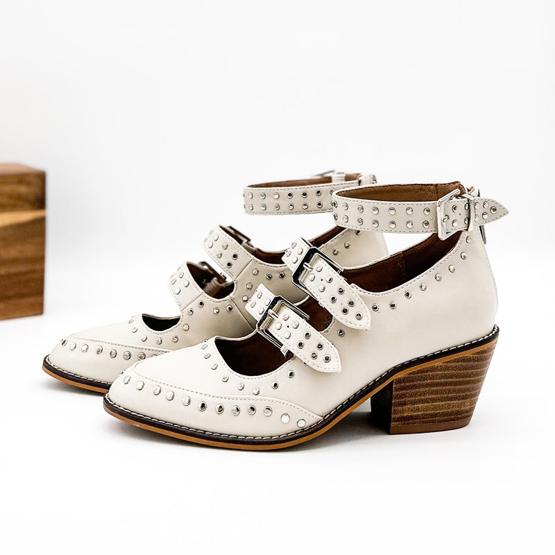 Corkys Cackle Booties in Ivory
