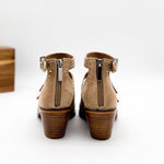 Corkys Cackle Booties in Sand Suede