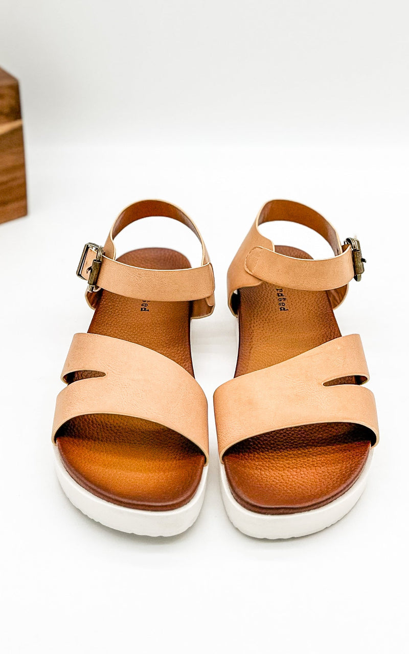 Not Rated Carmel Sandals in Nude