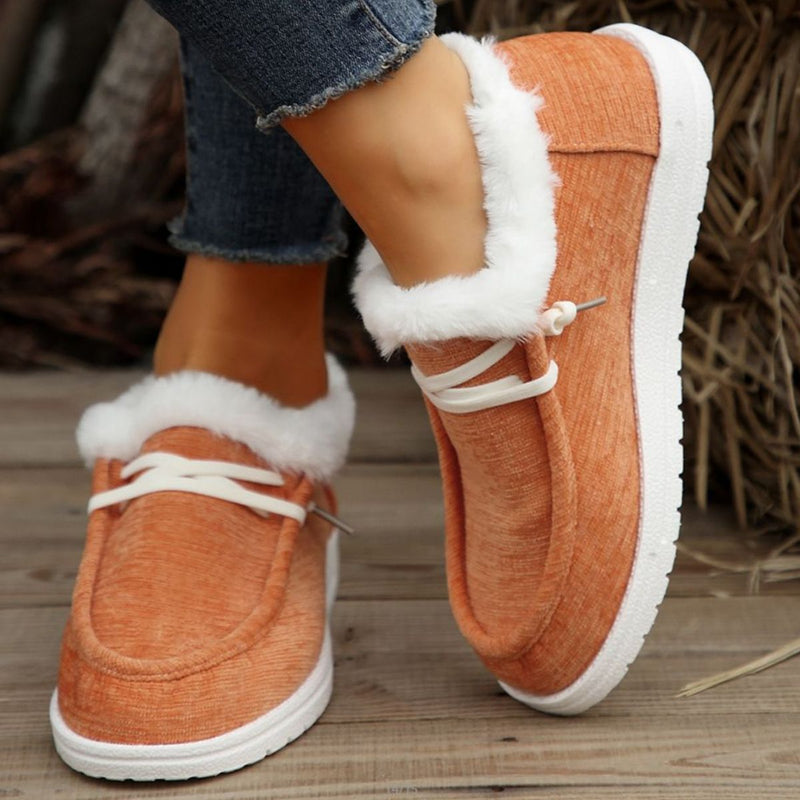 Holiday Wonder Fur Lined Slip Ons