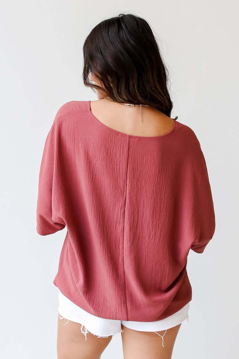 Chrissy V-Neck Half Sleeve Blouse