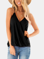 Staying Until Daylight Surplice Tank Top