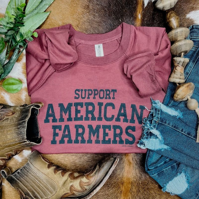 Support American Farmers - Crewneck Sweatshirt