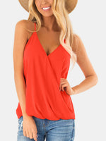 Staying Until Daylight Surplice Tank Top