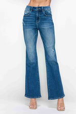 bytos High Rise Bootcut Jeans with Pockets