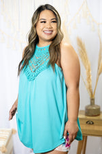 Wildest Dreams - Turquoise Sleeveless Top