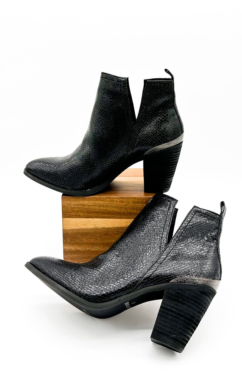 Very Volatile Mumba Booties in Black