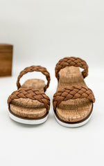 Corkys Moonlight Slide Sandal in Cognac