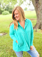 Bevier Oversized Quarter Snap Hoodie