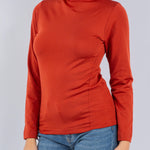 The Chore Top- Fleece Lined Mockneck