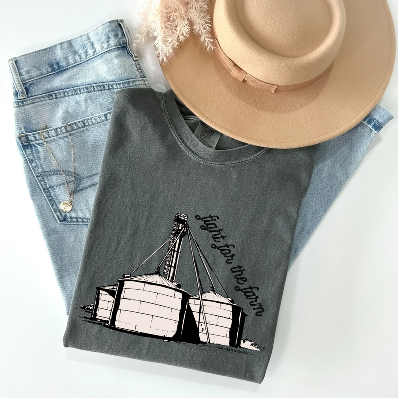 Fight for the Farm Grain Leg Tee