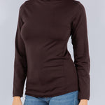 The Chore Top- Fleece Lined Mockneck