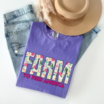 Farm to Feed America Floral Tee