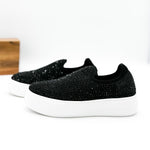 Corkys Swank Sneaker in Black Crystals