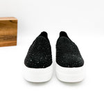 Corkys Swank Sneaker in Black Crystals