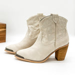 Very Volatile Taylor Ankle Boot in Off White