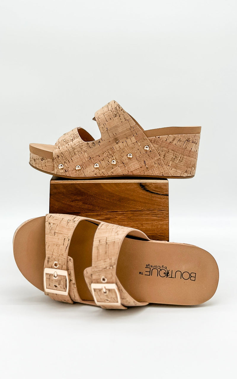 Corkys Twinkie Wedge in Square Cork