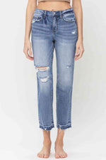 Lovervet Lena High Rise Crop Straight Jeans