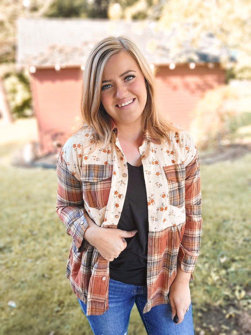 Natural Beauty Mixed Flannel