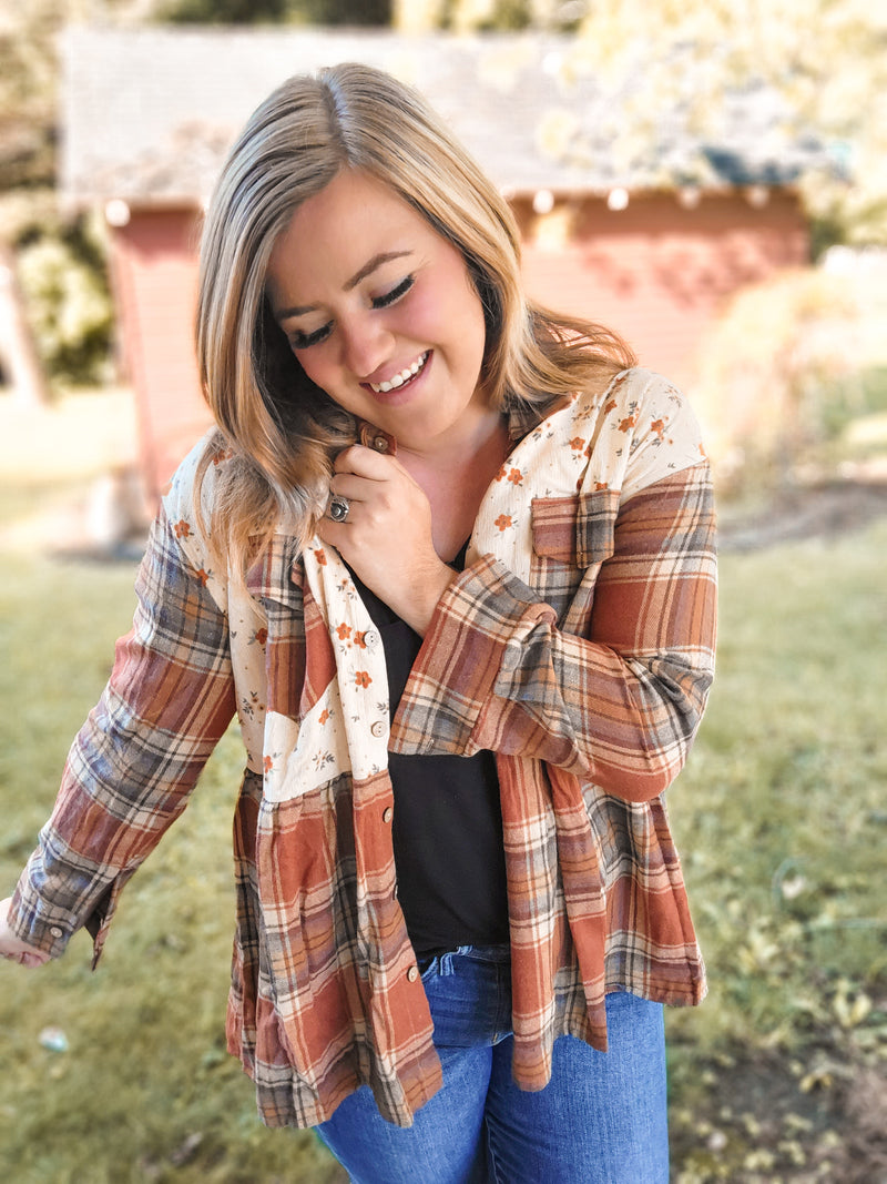 Natural Beauty Mixed Flannel