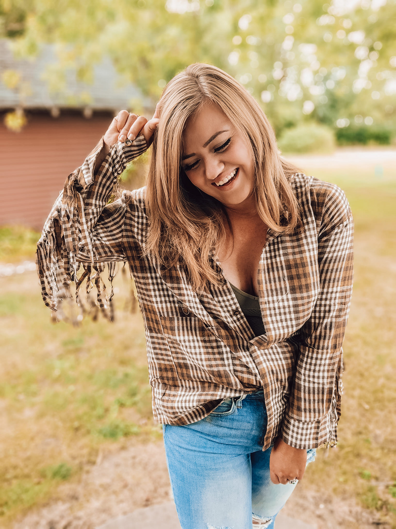 Woodland Escape Flannel Top