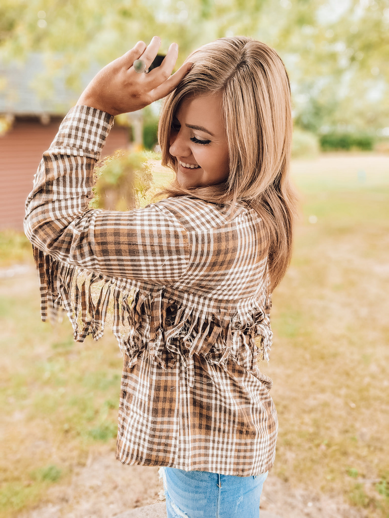 Woodland Escape Flannel Top