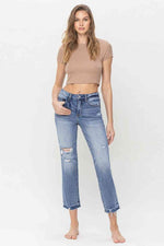 Lovervet Lena High Rise Crop Straight Jeans