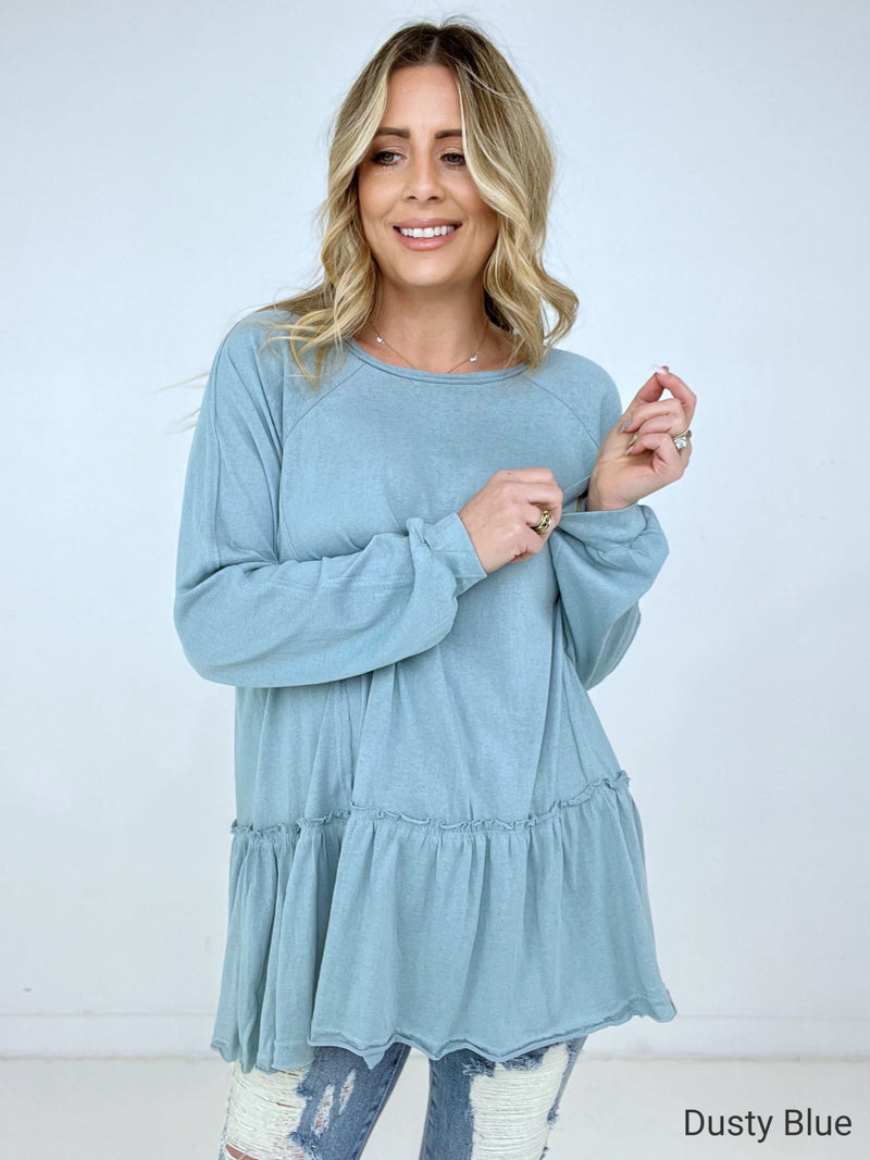 Put Me At Ease Jersey Tunic Top