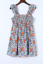 Floral Sweetheart Mini Babydoll Dress