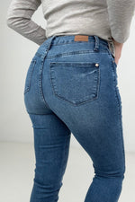 Cora Judy Blue High Waist Control Top Cool Denim Skinny Jeans